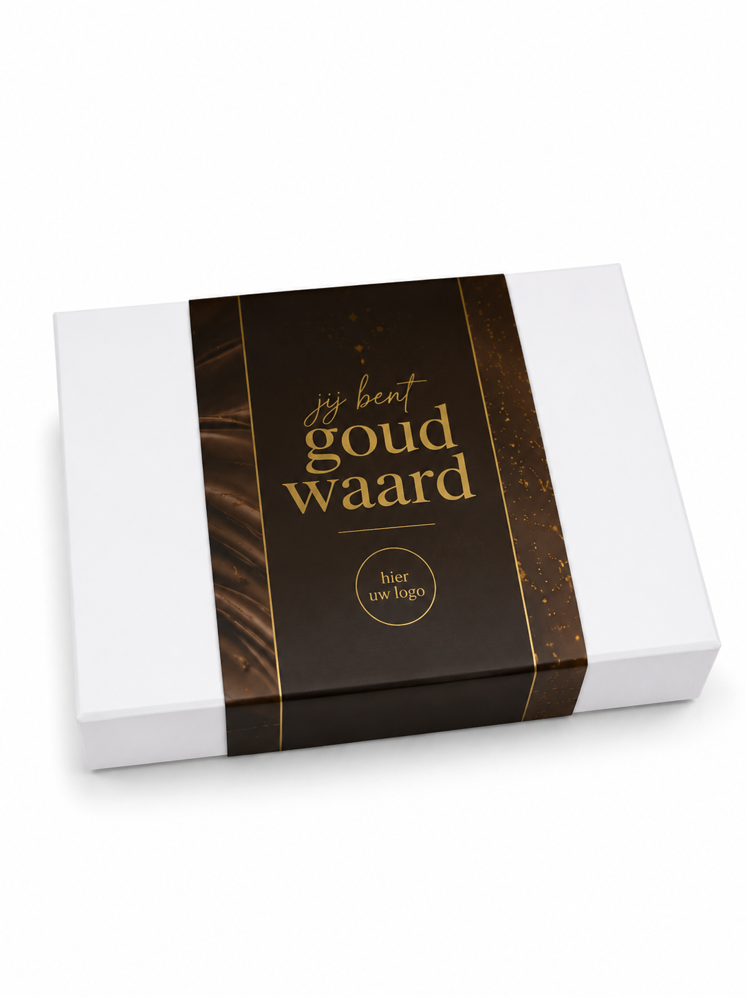 Luxe magneetdoos gevuld met overheerlijke "smaakmakers" bonbons - inclusief banderol